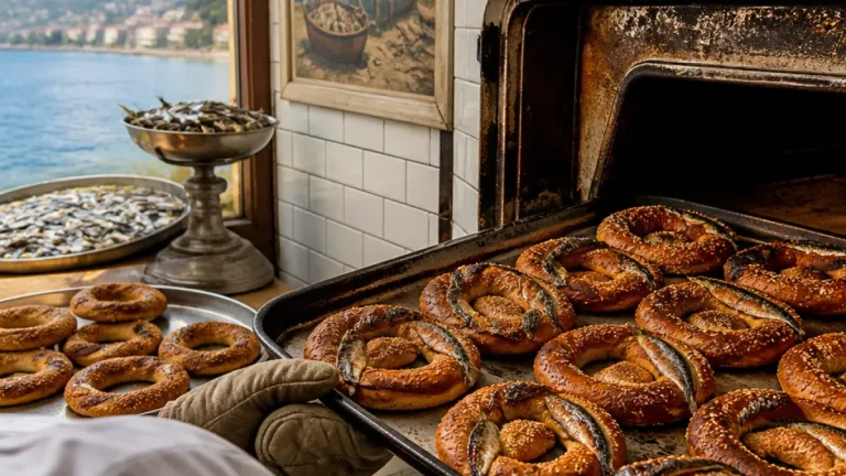 Ordu’da hamsi ve simit buluşması: Fırında 'hamsili simit' müşterinin beğenisini topluyor