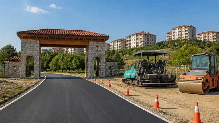 Osmancık’ta ulaşım konforu artıyor: TOKİ bağlantıları ve Kent Ormanı girişine asfalt