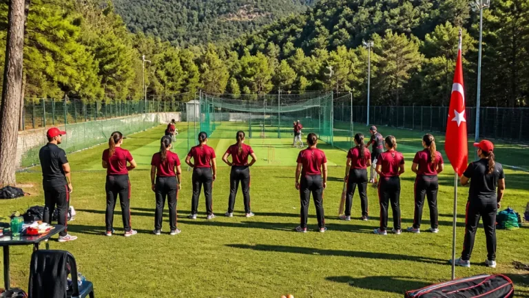 Ovacık’ta Kriket Milli Takımı kampı başladı: Hazırlıklar Bükreş hedefiyle sürüyor