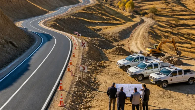 Palu'da 43 km'lik yol tamamlandı; Gökdere için 4,5 km’lik yeni güzergâh planlanıyor