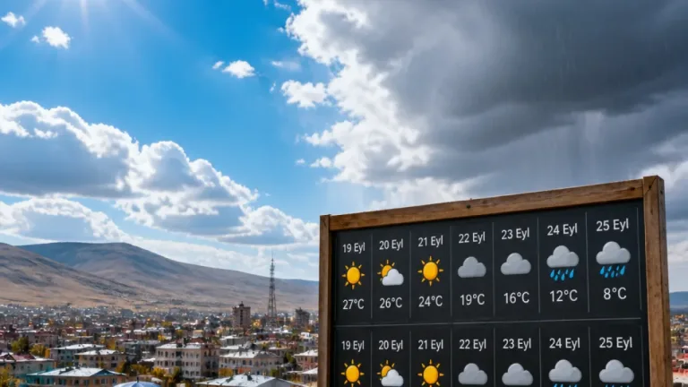 Patnos'ta 15 günlük hava: İkinci haftada belirgin serinleme bekleniyor