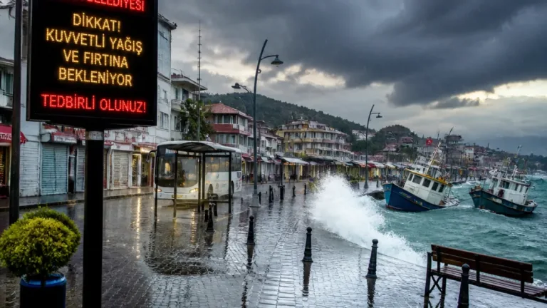 Pazar halkına çağrı: İstanbul için yapılan güçlü yağış ve fırtına uyarısını izleyin
