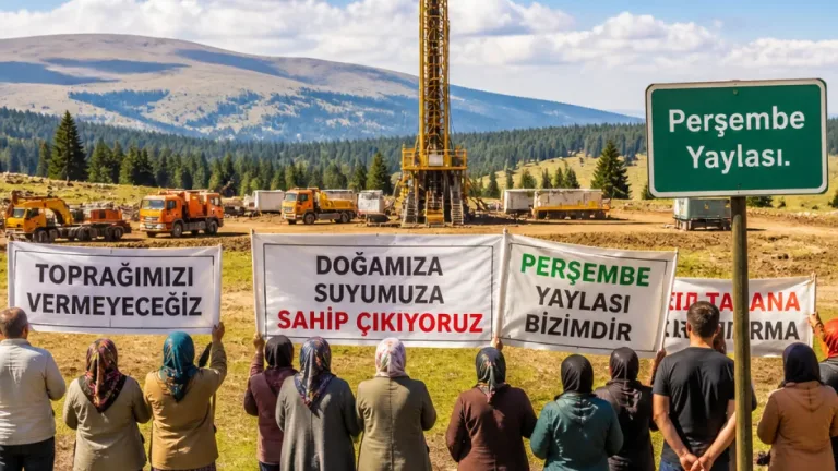 Perşembe Yaylası'nda maden araması ve halk direnişi sürüyor