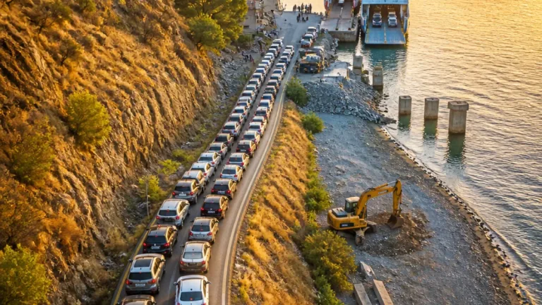 Pertek feribot iskelesindeki uzun kuyruklar için acil çözümler talep ediliyor