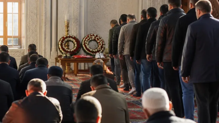 Reyhanlı’da gemi kazasında kaybolan iki kardeş için gıyabi cenaze namazı kılındı