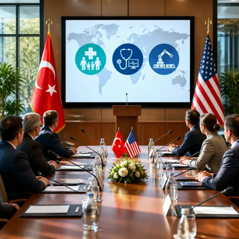 Memişoğlu ile Kennedy Jr. sağlıkta iş birliğini değerlendirdi: Üreten ve koruyan sağlık öne çıktı
