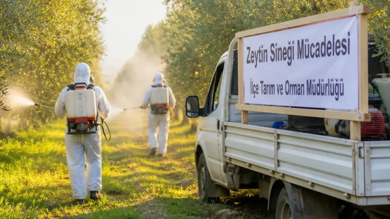 Salihli zeytin üreticilerine üç günlük 'zeytin sineği' ilaçlama çağrısı
