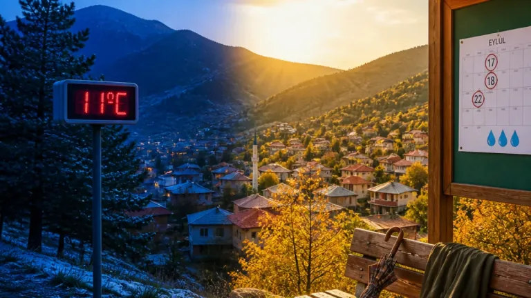 Sarıveliler'de hafta boyunca 11–25°C aralığında seyreden sıcaklıklar ve yağış uyarısı