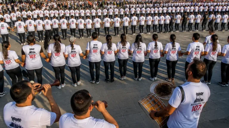 Sivas’ta 1.058 Kişilik Halay: Kent Meydanında Birlik ve Anma Etkinliği