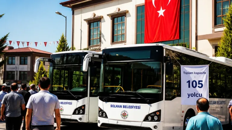 Solhan Belediyesi şehir içi ulaşımı güçlendirdi: 2 yeni otobüs hizmete alındı