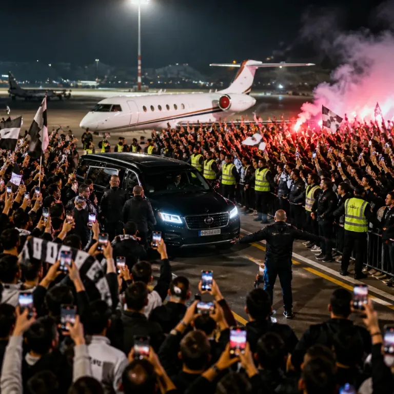 Beşiktaş, Dusan Vlahovic'i İstanbul'da karşıladı; sağlık ve resmi imza bekleniyor