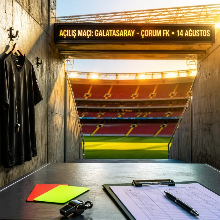 Süper Lig 1. haftada hakemler açıklandı: Açılış maçına Batuhan Kolak atandı