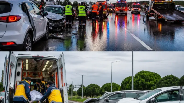 İstanbul'da sağanak sonrası zincirleme kazalar: Esenyurt ve Üsküdar'da 10 yaralı