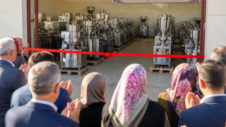 Suluova’da kadın kooperatifine yeni ekipman desteği: Üretim kapasitesi güçlendiriliyor