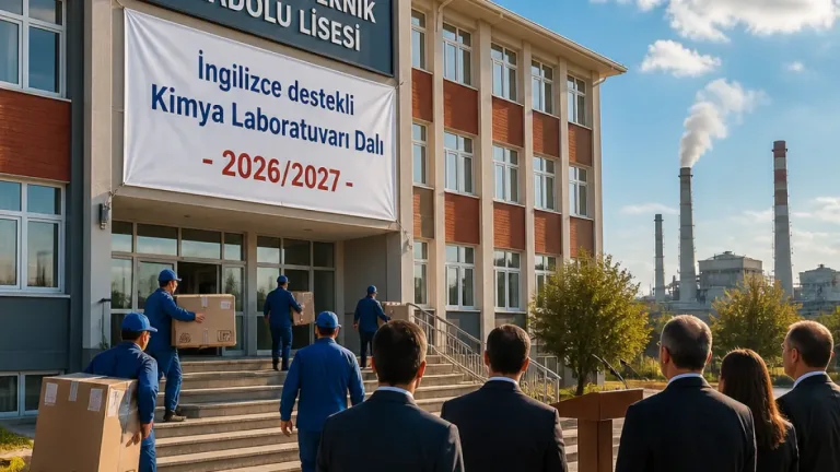 Sungurlu Meslek Lisesi'ne İngilizce destekli Kimya Laboratuvarı Dalı geliyor