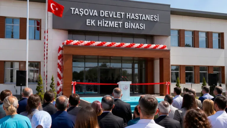 Taşova Devlet Hastanesi ek hizmet binası açıldı: Sağlık altyapısına 2 bin metrekarelik katkı