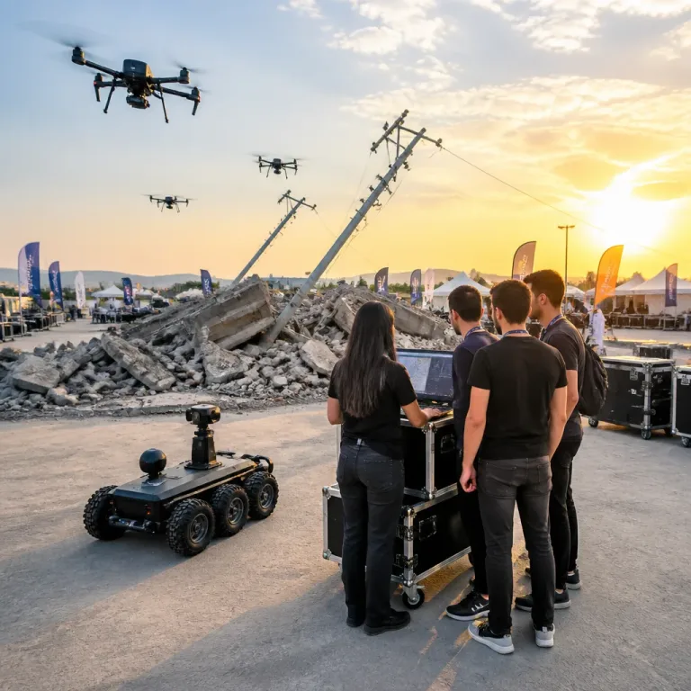 TEKNOFEST’te gençler otonom çözümlerle afet senaryolarını test ediyor