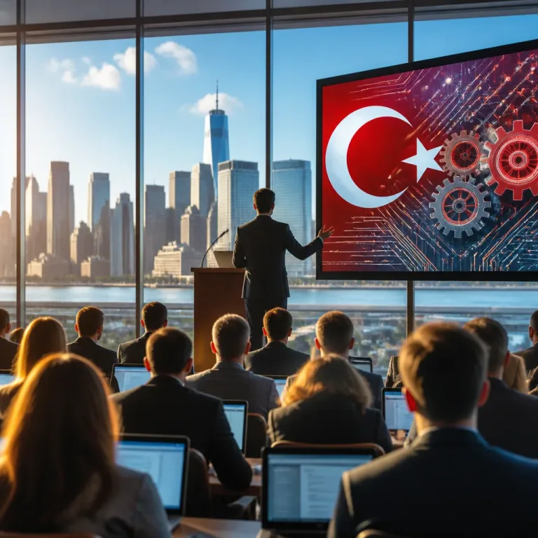 Bakan Kacır, New York'ta diasporadaki girişimcilerle Milli Teknoloji Hamlesi'ni anlattı