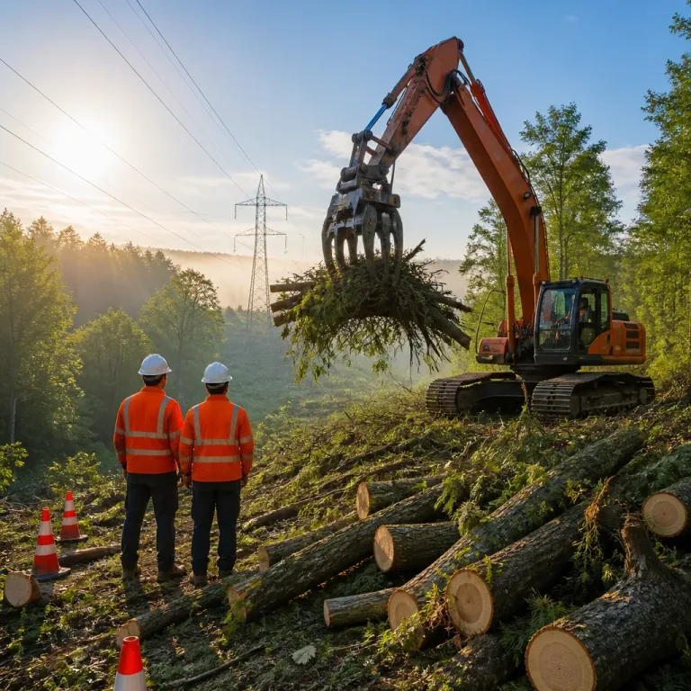 SEDAŞ ormanlık hatlarda yeni nesil ağaç kesim ekskavatörüyle bakım hızını ve güvenliği artırıyor