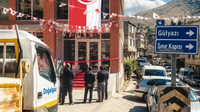 Uludere'de HÜDA PAR ilçe binası açıldı: Gülyazı, doğalgaz ve trafik gündemde