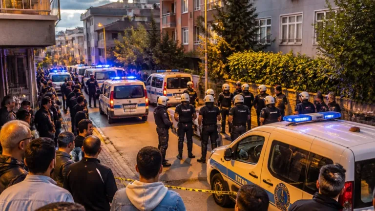 Ümraniye Esenevler'de Süleymancılara ait adrese polis operasyonu: Arbede ve takviye ekip sevkiyatı