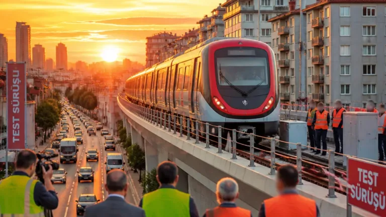 Ümraniye'yi doğrudan ilgilendiren M12 test sürüşü: Yetkililer hat açılışına işaret etti