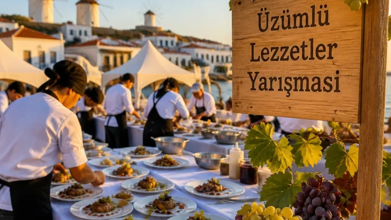 Üzümlü sakinleri için fırsat: Bozcaada’da ’Üzümlü Lezzetler Yarışması’ başvuruları sürüyor