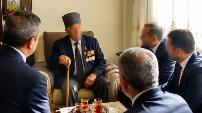 Yahyalı protokolünden gazilere vefa ziyareti: Evlerde hal hatır, talepler dinlendi