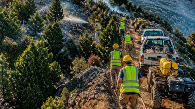 Yalvaç'ta ardıç ormanında çıkan yangın 6 saatte kontrol altına alındı