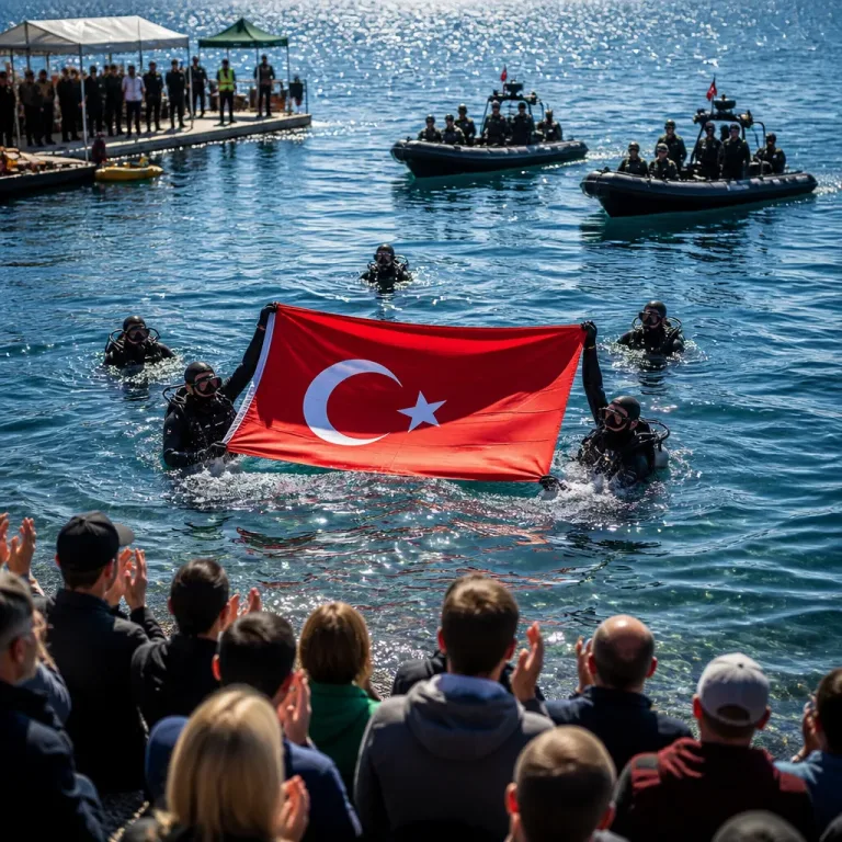 Engelliler 30 Ağustos’ta denizden bayrakla çıktı: 5. Engelsiz Zafer Dalışı gerçekleştirildi