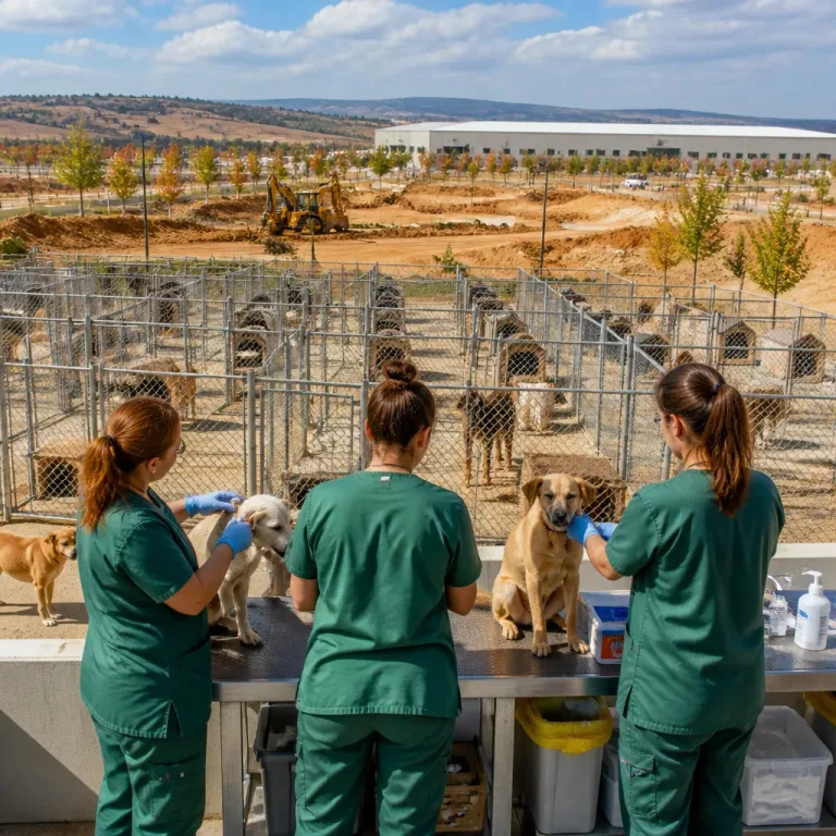 Diyarbakır’da Doğal Yaşam Alanı denetimi: 195 dönümlük tesiste 480 köpek gözetim altında