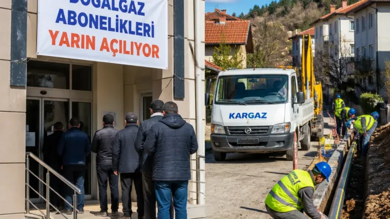 Yenice’de Doğalgaz Müjdesi: Atatürk Mahallesi Abonelikleri Yarın Açılıyor