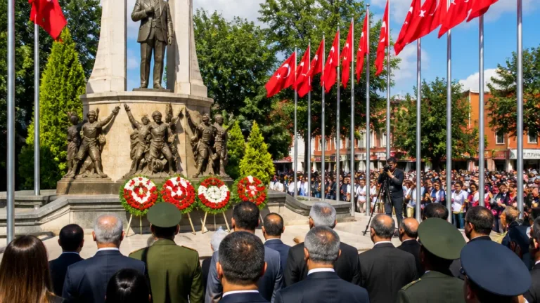 Yerköy’de 30 Ağustos Zafer Bayramı töreni protokol ve vatandaşların katılımıyla yapıldı