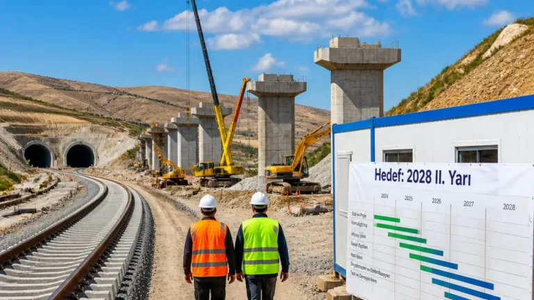 Yerköy'ü de kapsayan Ankara–Yerköy–Kayseri YHT hattında hedef 2028'in ikinci yarısı