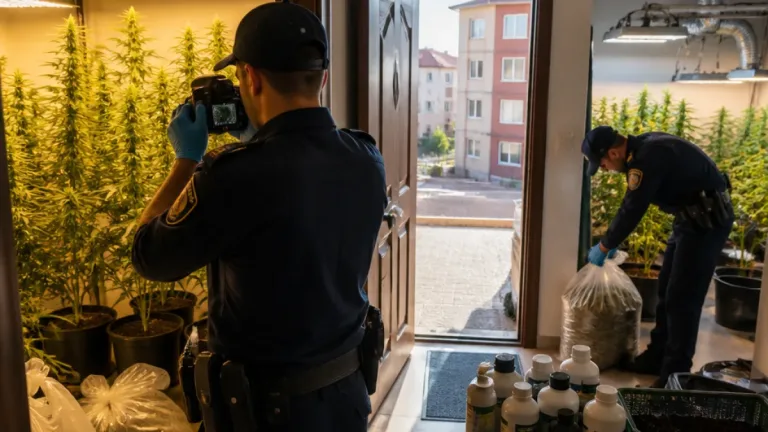 Yozgat'ta evde kenevir üretim düzenekleri ele geçirildi: 1 gözaltı