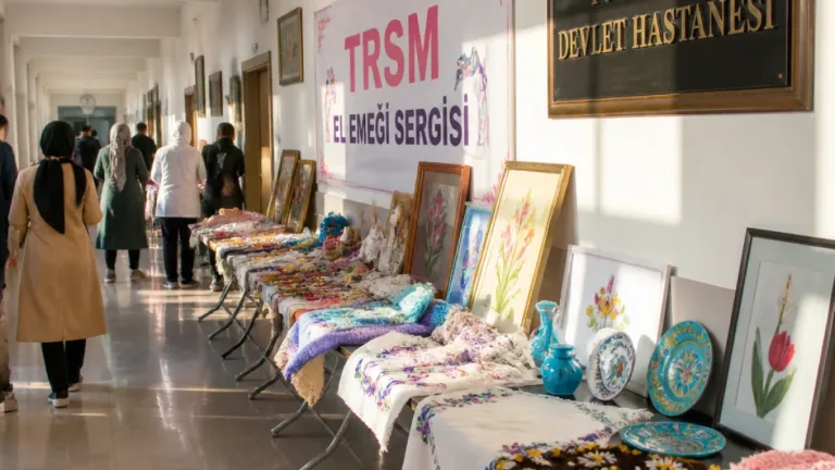 Yüksekova'da TRSM hastalarının el emeği sergisi: Rehabilitasyonun görünür yüzü