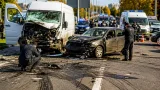 На Калуському шосе зіткнулися Mercedes і ВАЗ: четверо госпіталізованих, поліція з’ясовує обставини