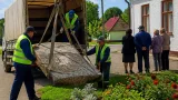 На Львівщину доставили надгробну плиту Андрія Мельника — предмет пам’яті повернули в рідне село
