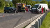 У Хусті на обʼїзній дорозі лобове зіткнення: двоє чоловіків потрапили до лікарні