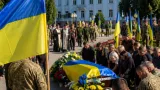 У Ромнах провели в останню путь військового Євгена Дудку