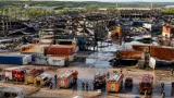 Уночі в Борисполі пошкоджено продуктові склади й об’єкти Червоного Хреста — наслідки атак
