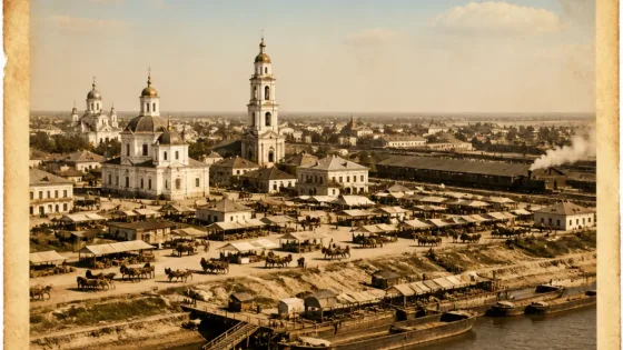 Архівна листівка 1910 року показує панораму Могилів-Подільського з початку XX століття
