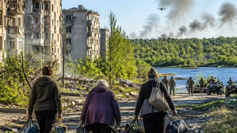 77‑річна мешканка Лимана пройшла близько 15 км пішки, рятуючись від обстрілів