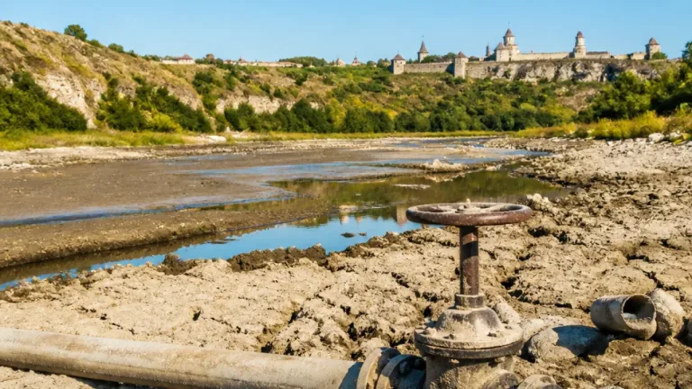 Аномальне обміління Дністра загрожує водопостачанню Кам'янцю-Подільському