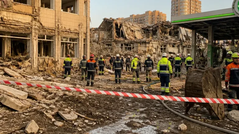 Атака по Києву: 16 постраждалих, серед них двоє дітей; пошкоджені будівлі й інфраструктура