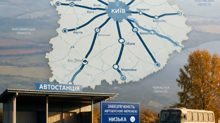 Дослідження: Київська область має найгірше міжобласне автобусне сполучення в Україні