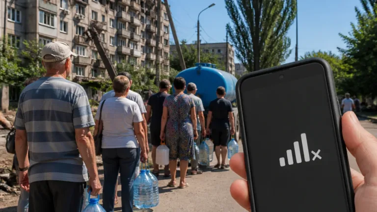 Каховка: через знеструмлення майже відсутні світло, вода та зв’язок