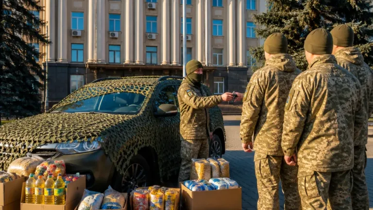 Кам'янське передало автомобіль військовим для виконання завдань на Покровському напрямку
