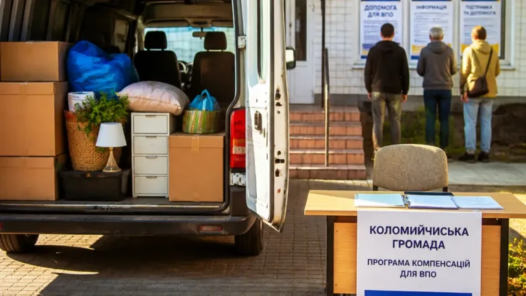 Коломийчиська громада розширила підтримку переселенців: компенсація транспорту і оренди
