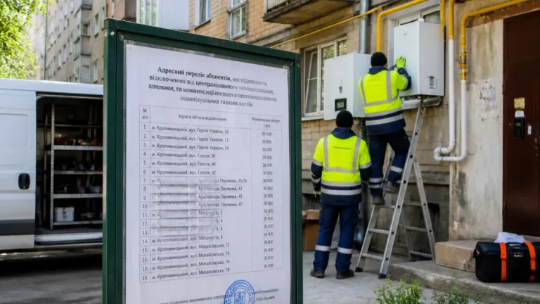 Кропивницький погодив відключення ще 31 багатоповерхівки від центрального опалення та нові правила компенсації